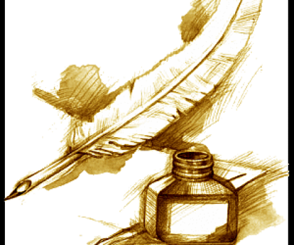 Рисование пером и чернилами