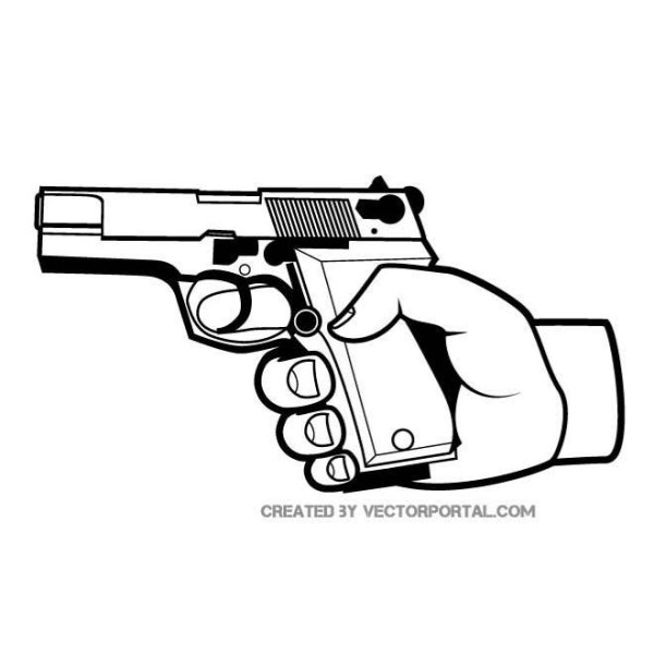 Рука с пистолетом