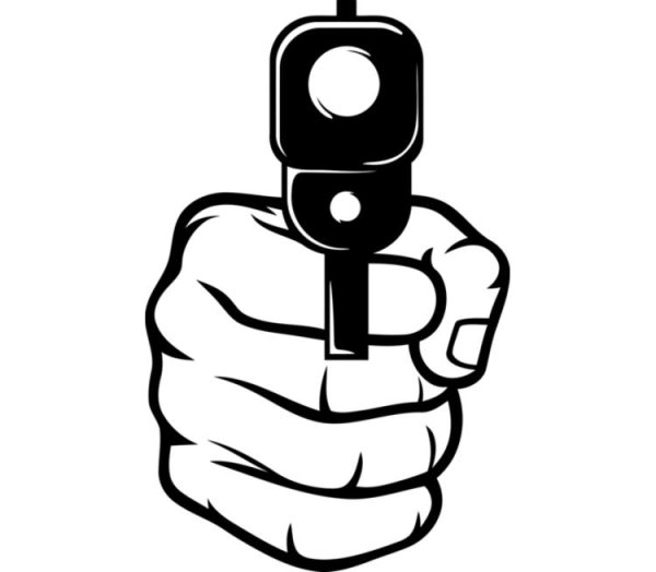 Нарисовать человека с пистолетом