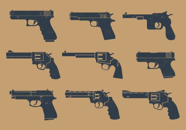 Пистолет стилизованный