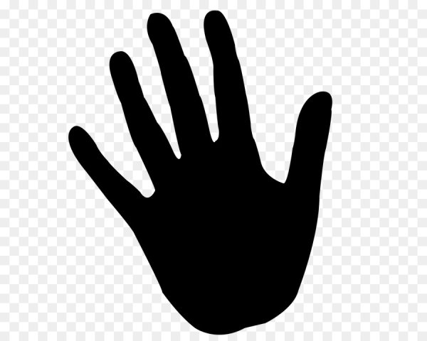 Силуэт ладошки