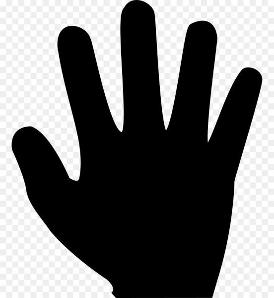 Палец силуэт