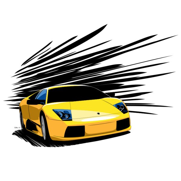 Ламборджини авто вектор