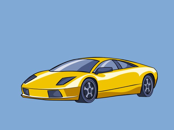 Мультяшный Ламборджини