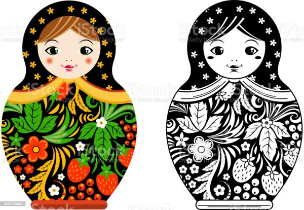 Матрешка Графика