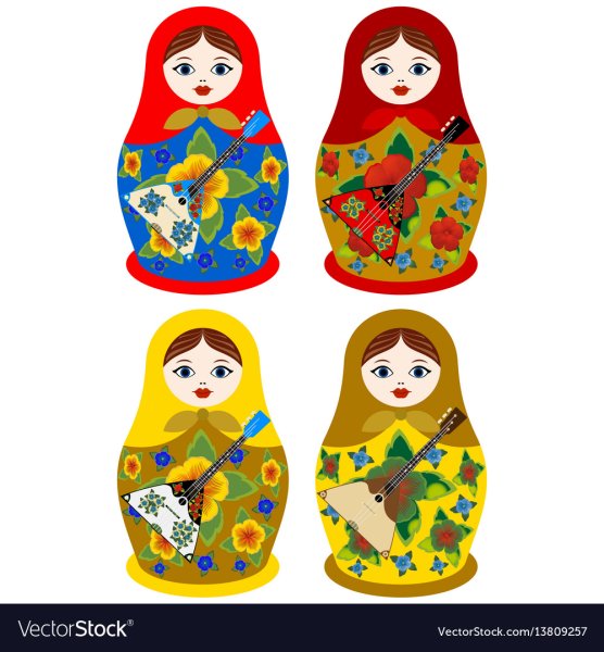 Матрешка Векторная