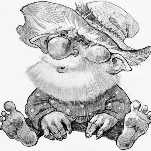 Домовик рисунок