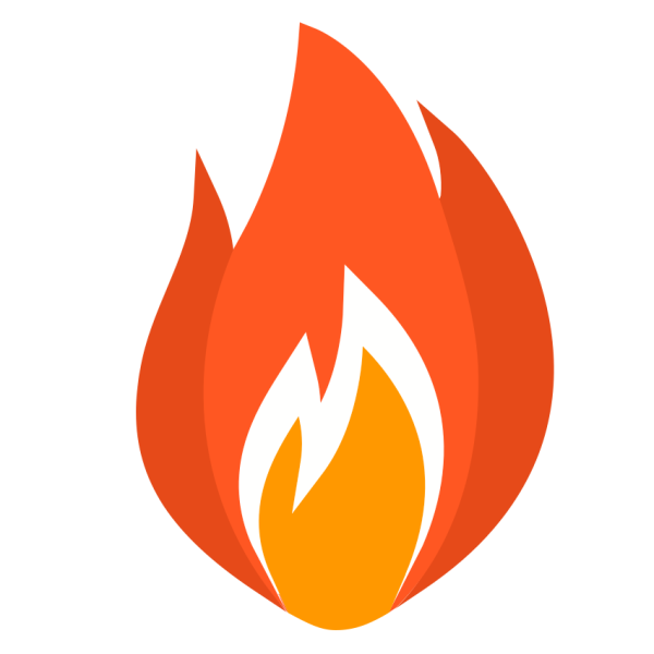 Значок огонька