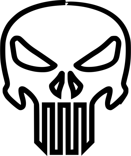 Punisher маска vector