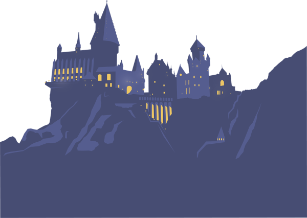 Хогвартс контур замка