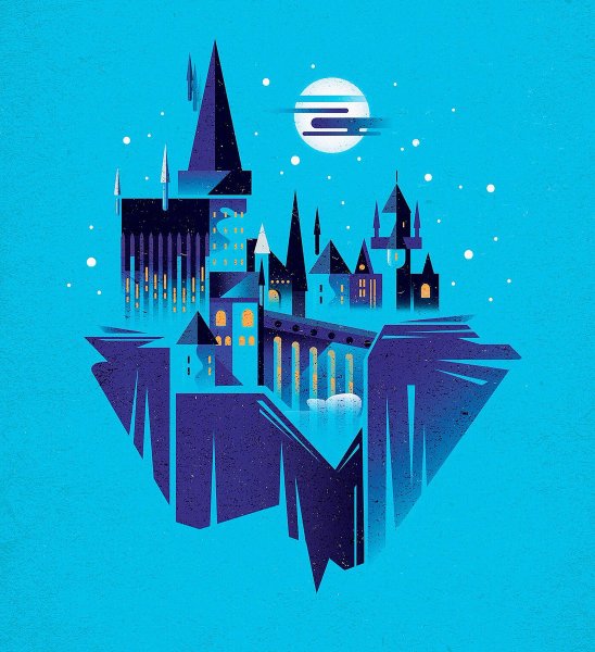 Хогвартс замок вектор