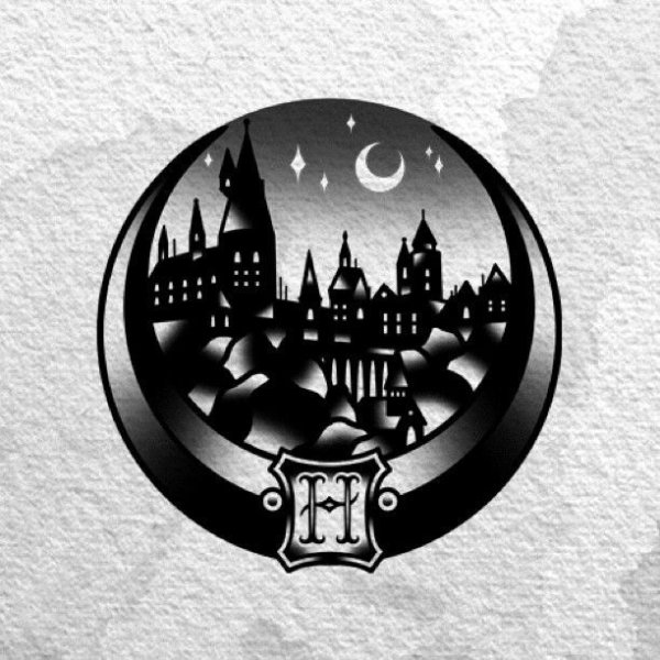 Хогвартс Гарри Поттер очертания