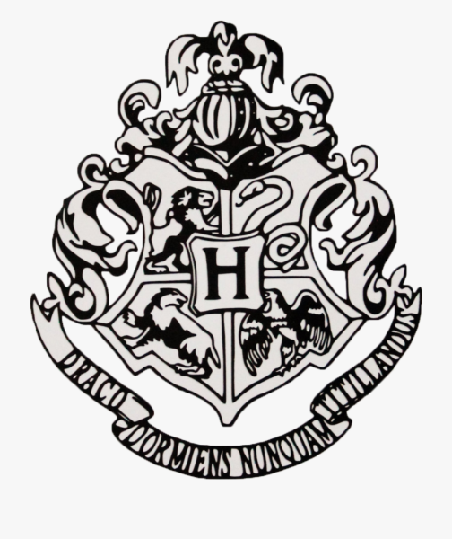 Замок Гарри Поттер акварель