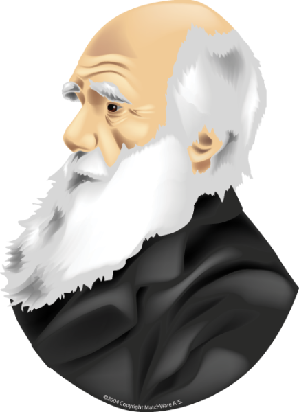 Чарльз Дарвин мультяшный Gyu