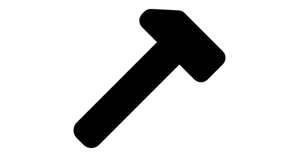 Стилизованный молоток