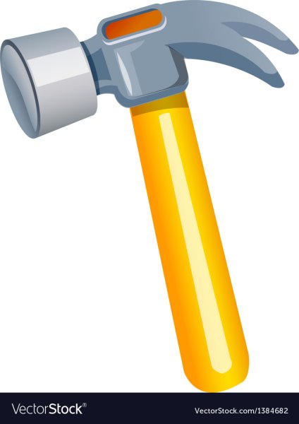 Строительные молоток векторный