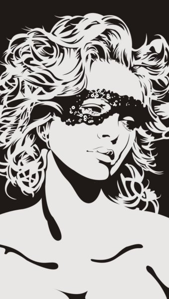 Черно белая Графика