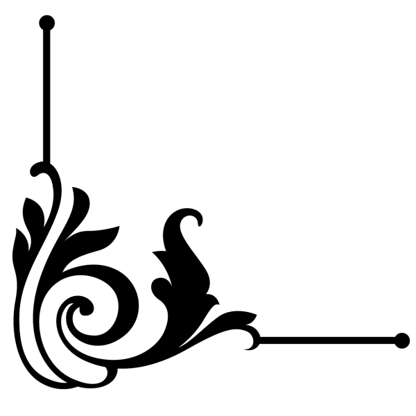 Узорные уголки