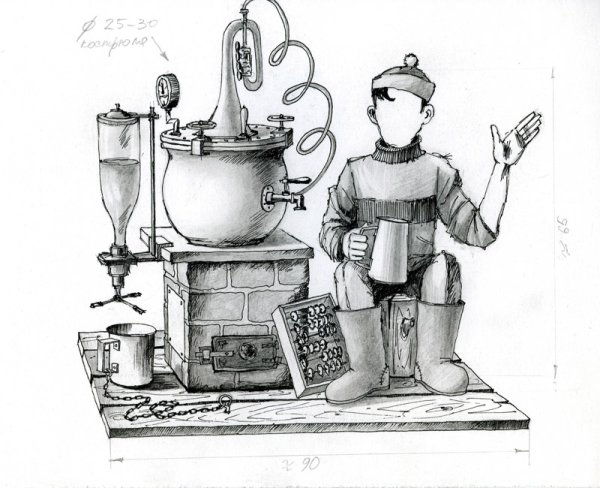 Самогонщики карикатура