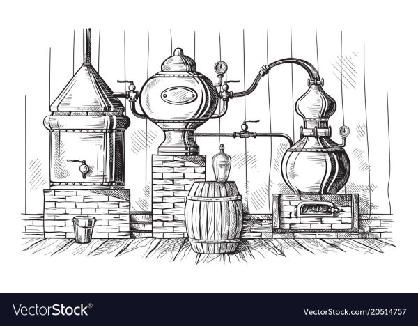 Самогонный аппарат вектор
