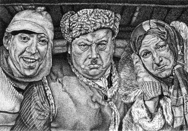 Самогонщики чб