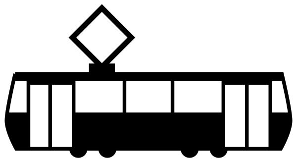 Значок трамвая