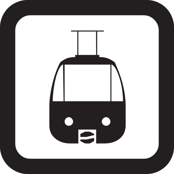 Знак трамвай