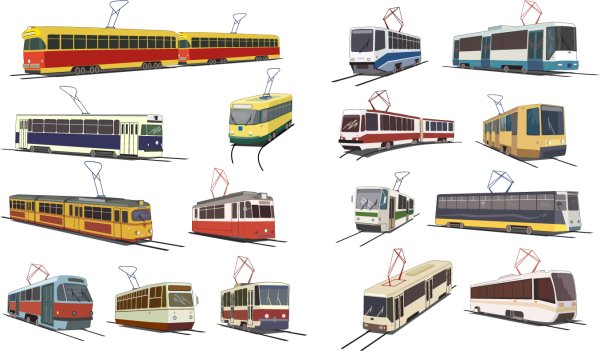 Трамвай наклейки