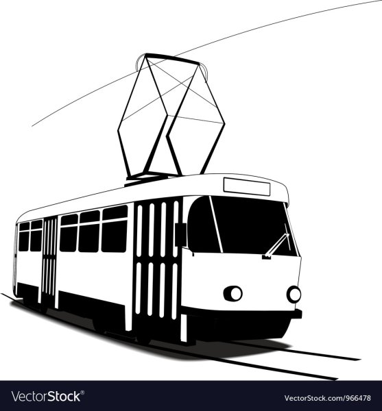 Трамвай схематично