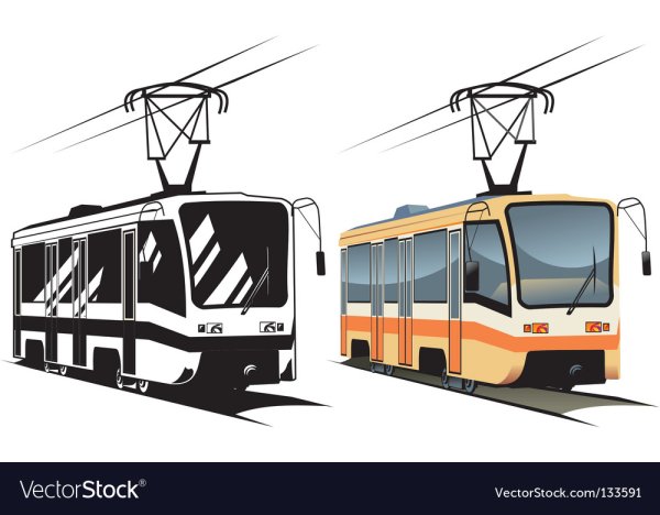 Трамвай вектор
