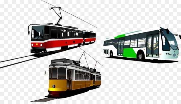 Трамвай клипарт