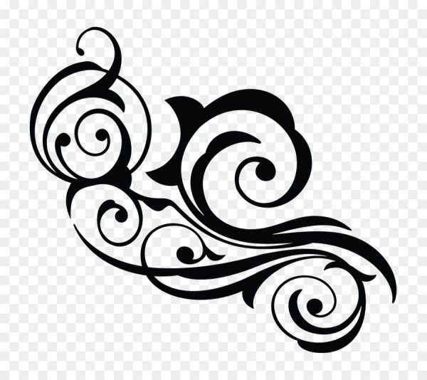 Орнамент завитки