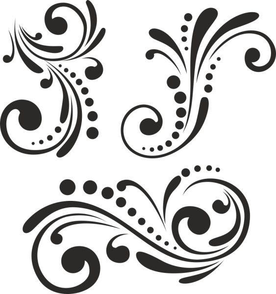 Узоры завитки
