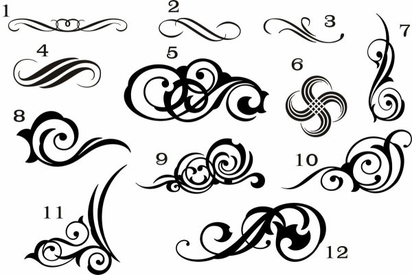 Простые узоры