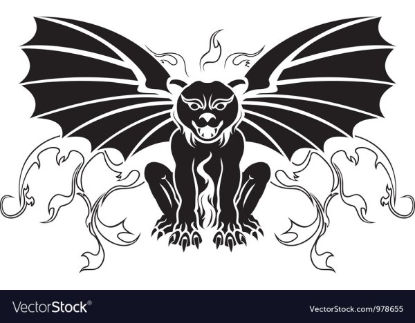 Горгулья силуэт