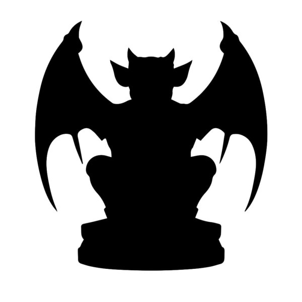 Гаргулья Страж силуэт