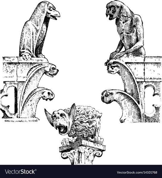 Готическая скульптура рисунок