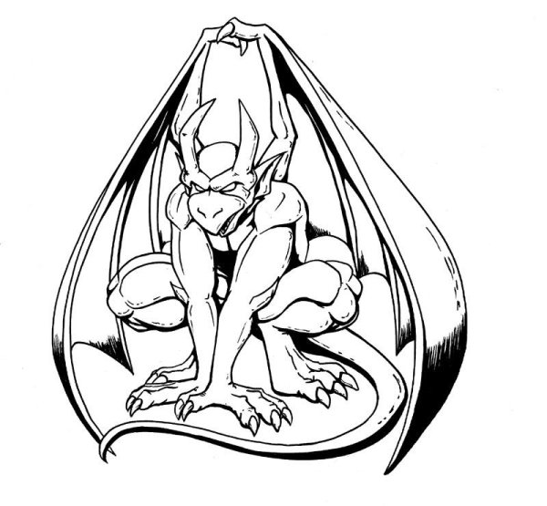 Горгулья эскиз