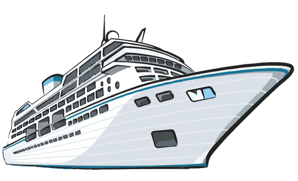 Круизный лайнер мультяшный