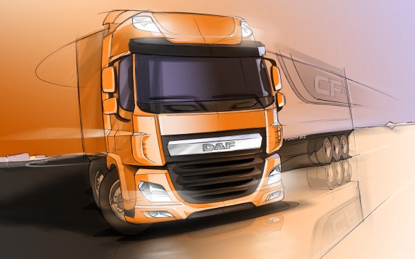 Даф 105 рисунок