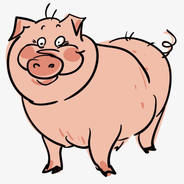 Свинья вектор
