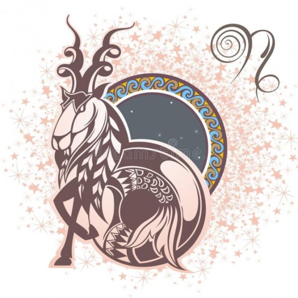 Козерог Зодиак вектор