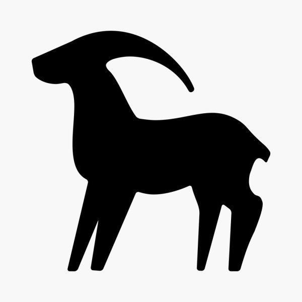 Козерог силуэт