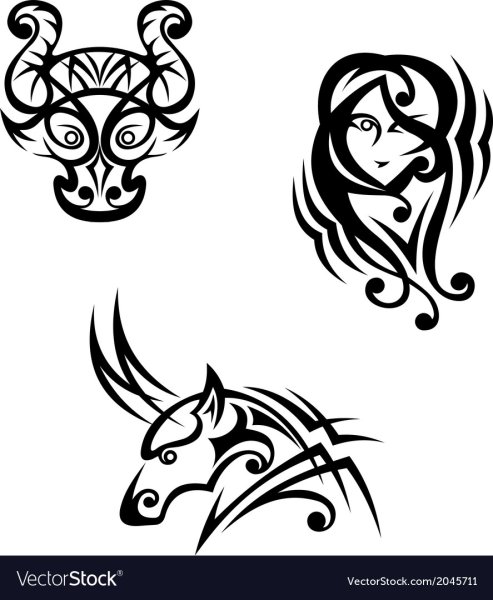 Красивые тату Козерог