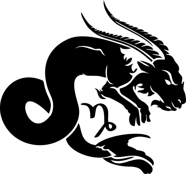 Козерог рисунок