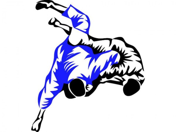 Дзюдо рисунок