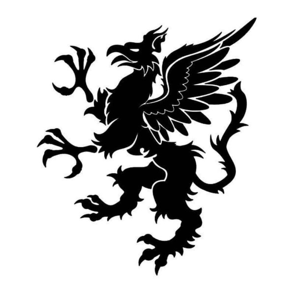 Геральдический Грифон вектор