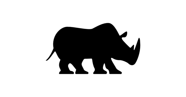 Носорог силуэт