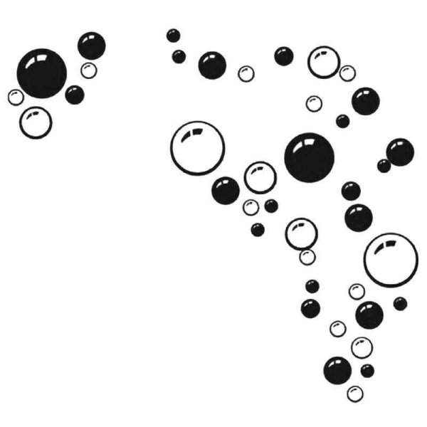 Пузыри черно белые