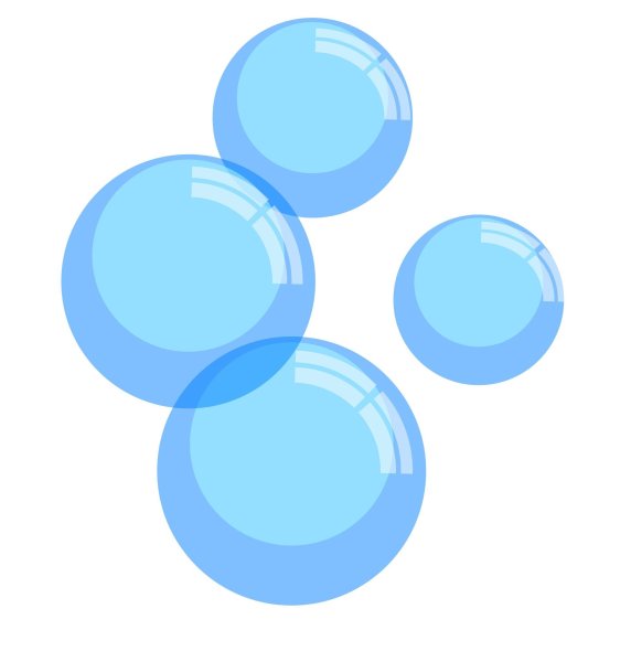 Пузыри мультяшные